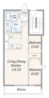 GRAN PASEO三宿【3階】の間取り