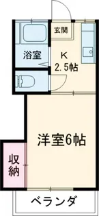 むさしのコーポ【2階】の間取り