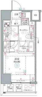 クレヴィスタ横浜関内II【10階】の間取り