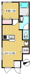 フランツ【1階】の間取り