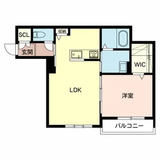 プロヌーブ 緑ヶ丘【1階】の間取り