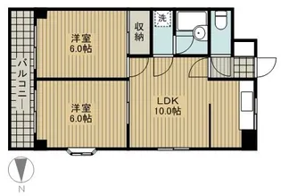 コーポあさま【3階】の間取り