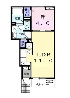 グラシアス【1階】の間取り