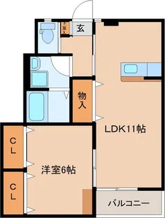 仮)アミューズSE【1階】の間取り