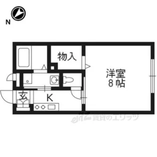 ヴィラージュ美崎【1階】の間取り
