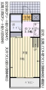 スプリング【2階】の間取り
