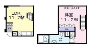アリス・マナーガーデン銀座ウォーク【5階】の間取り