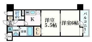アリスタ四条西洞院【8階】の間取り