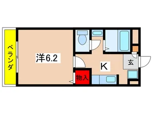 ヘイアンハイツ【2階】の間取り