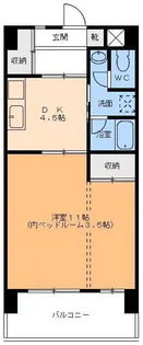 パークハイツ千舟【5階】の間取り