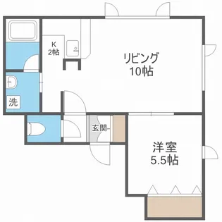 キャピタル神宮【3階】の間取り