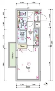 スカイコートグランデ成城【4階】の間取り