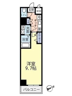 東京都新宿区北新宿4【マンション】の間取り