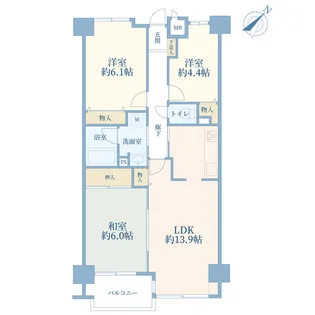 メゾン・グランディール【5階】の間取り