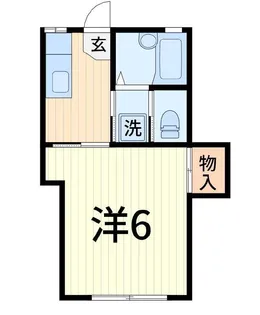 サリオカーラ【1階】の間取り