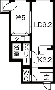 フェリジータ宮ヶ丘【3階】の間取り