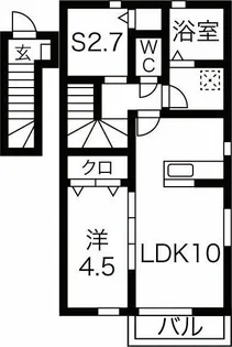 Luana Hale【2階】の間取り