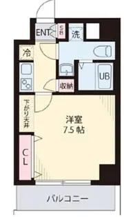 アーク清澄白河【2階】の間取り