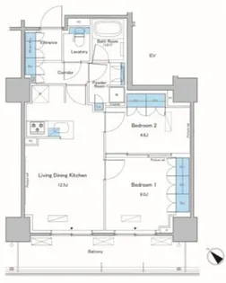 ルフォンプログレ滝野川【3階】の間取り