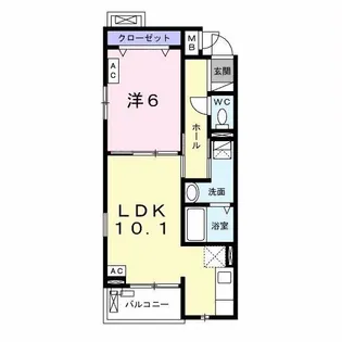 ジュネス(蔵波)【3階】の間取り