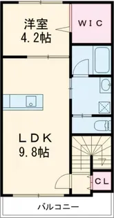 ヒッポ祇園III【2階】の間取り