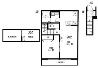 VISTA宮前(ビスタ)【2階】の間取り
