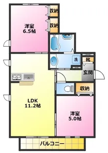 サンクチュアリ陣屋【2階】の間取り