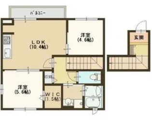 メゾン 勝の間取り