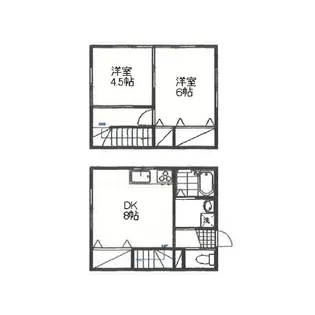 メゾネットYOKO【1階】の間取り