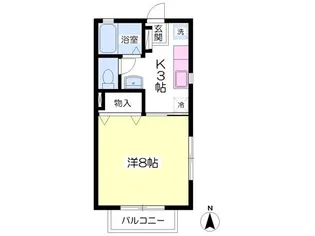 ハッピースマイル【2階】の間取り