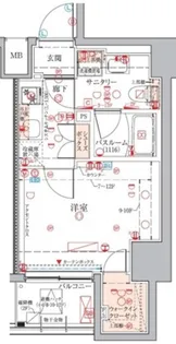 クレヴィスタ練馬桜台III【8階】の間取り
