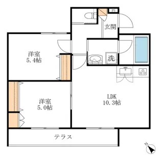 Istana Kashiwa【1階】の間取り