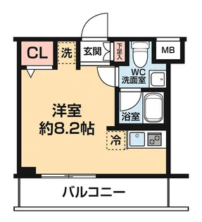 ARCOBALENO KAWASAKI WEST【5階】の間取り