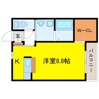 サニーコート80【2階】の間取り