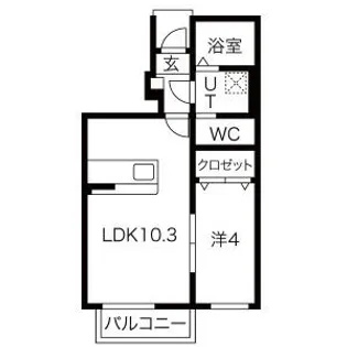 ヴィクトワール M【1階】の間取り
