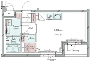 GRAN PASEO広尾 グランパセオ広尾【1階】の間取り