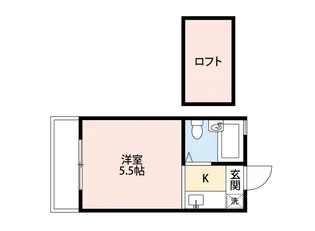 サニーハイツ【2階】の間取り