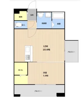 Feliz Asato【6階】の間取り