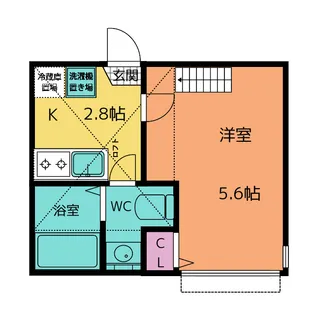 メゾン・ド・アンジュ【1階】の間取り