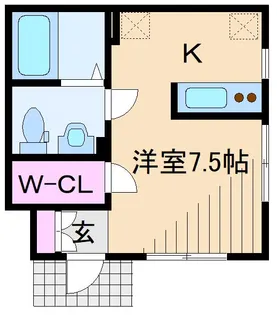 エスポワール住吉【1階】の間取り