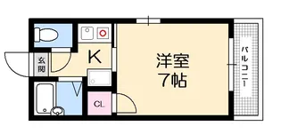 Jコーポ【1階】の間取り