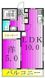MKハイツ【1階】の間取り