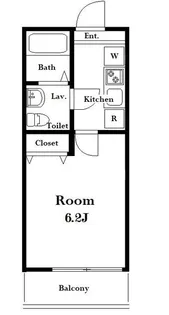 アザーレキュリオス柿生【1階】の間取り
