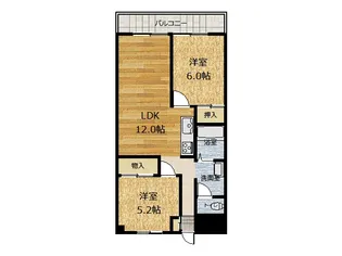 コンフォーティア8【1階】の間取り