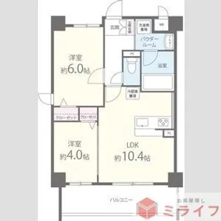 ロンド・エーデルワイス【3階】の間取り