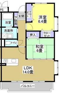 アンダンテ【3階】の間取り