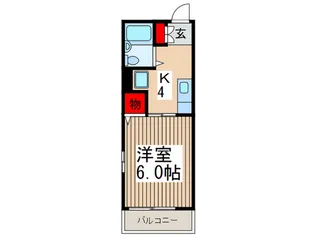 シティハイムスコーレ【2階】の間取り