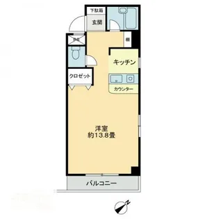 ビブラン宇多津【2階】の間取り