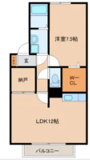 ウィステリア【1階】の間取り