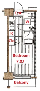 ガーラ・ステーション横濱大通り公園【11階】の間取り
